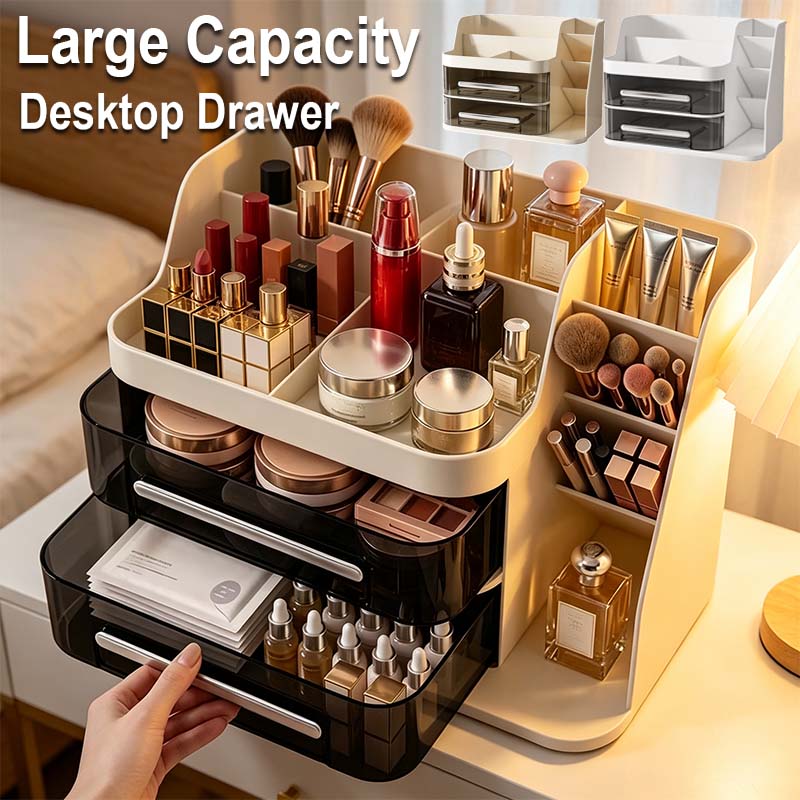 Face Mask Storage Box - Desktop Drawer Advanced Cosmetic Storage Box