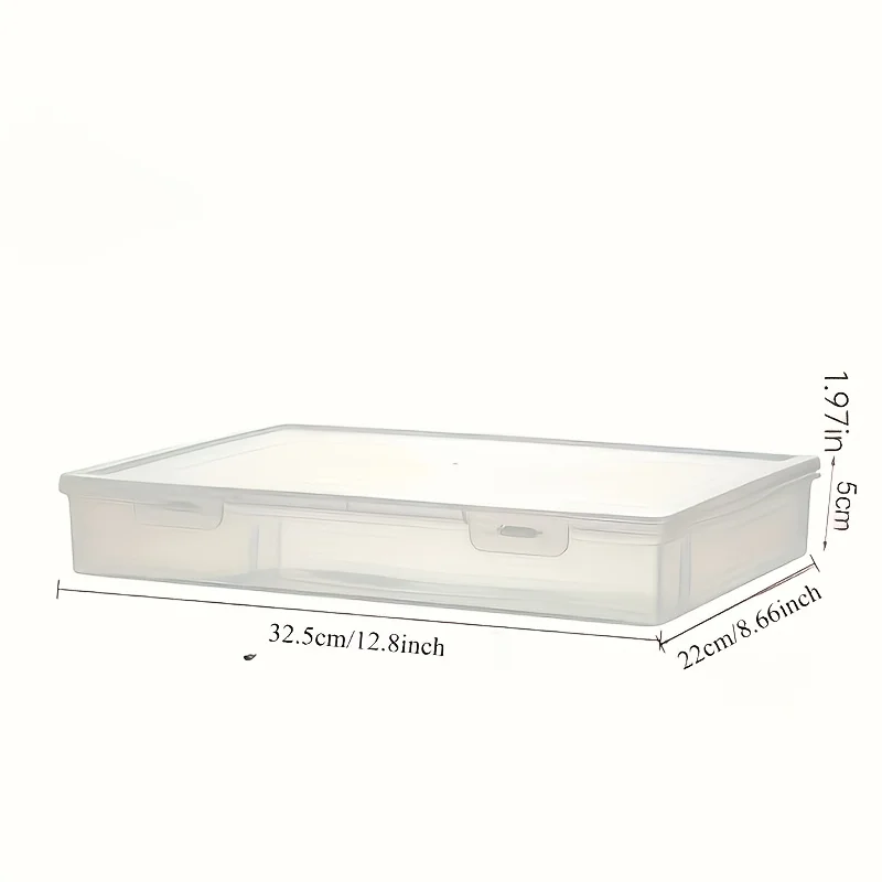 1pc Document Storage Box, Tran - Face Mask Storage Box ulasan dan harga