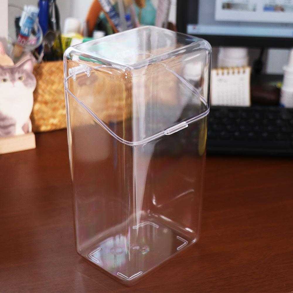 Transparent Straw Storage Box  - Face Mask Storage Box ulasan dan harga
