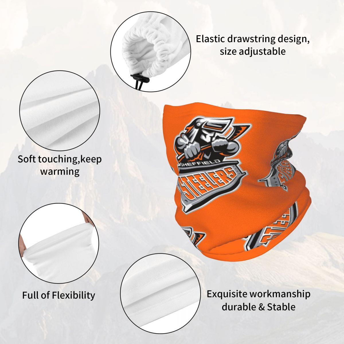 Sheffield Steelers Bandana Nec - Neck Gaiter Face Cover ulasan dan harga