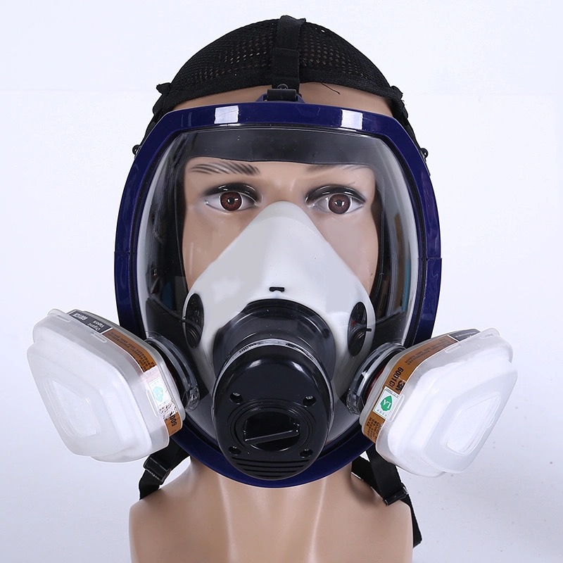 27in1 Full Face Gas Mask Chemi - Dust Mask Construction ulasan dan harga