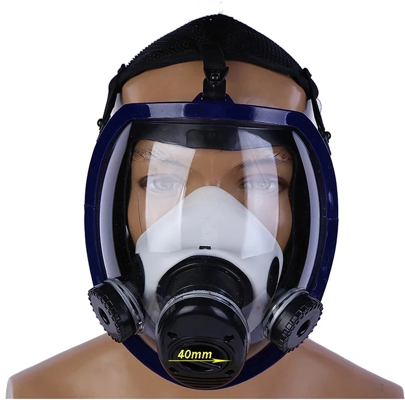 27in1 Full Face Gas Mask Chemi - Dust Mask Construction ulasan dan harga