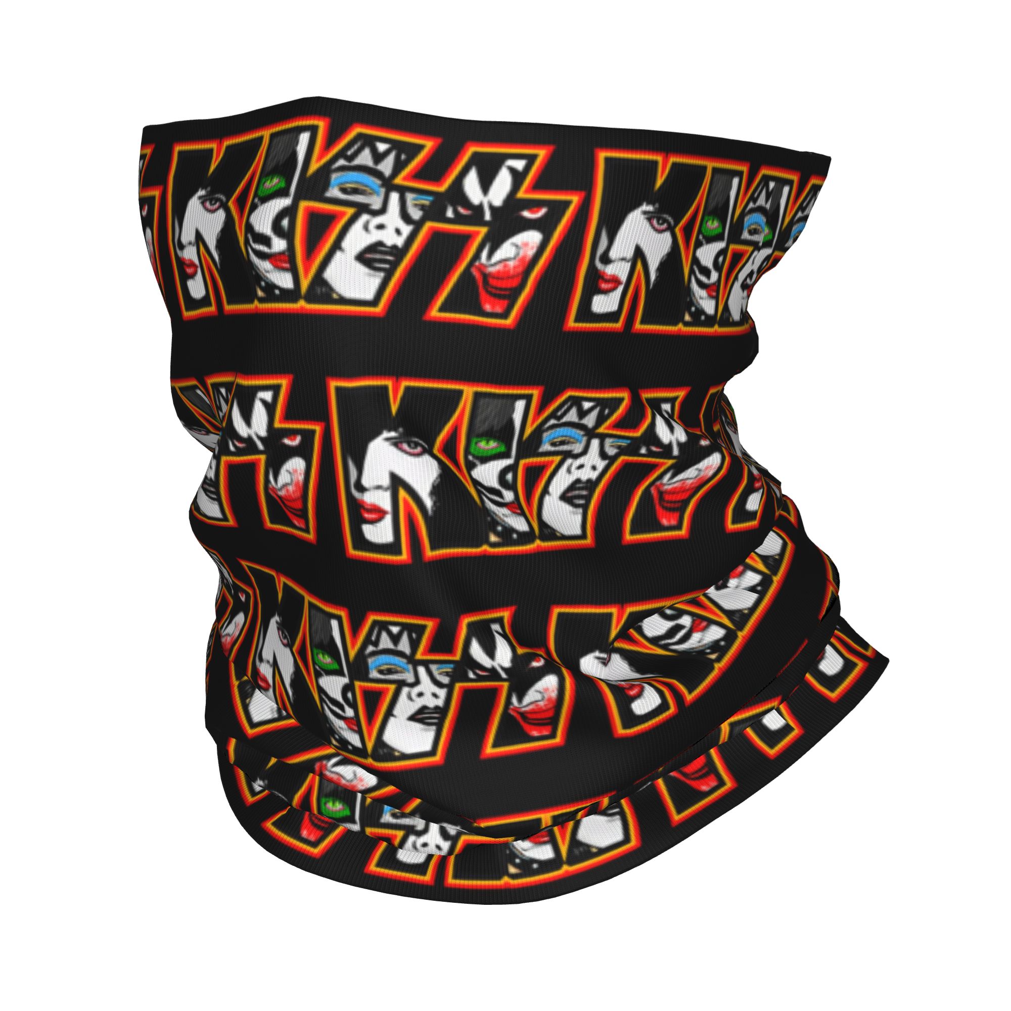 Custom Heavy Metal Rock K-Kiss - Neck Gaiter Face Cover ulasan dan harga
