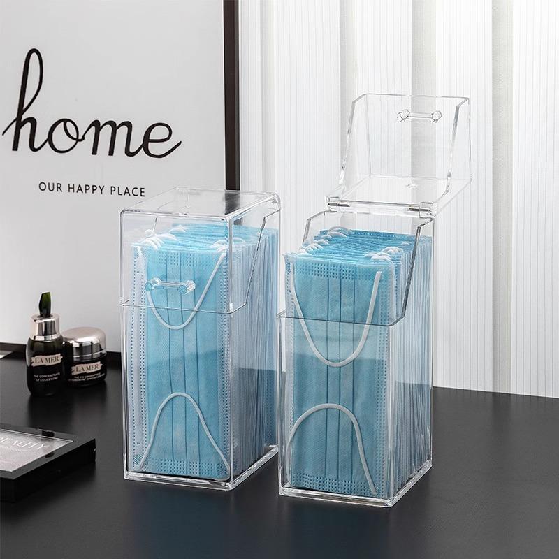 New 1 Transparent Mask Storage - Face Mask Storage Box ulasan dan harga