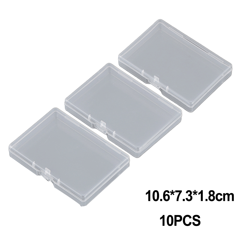 10Pack PP Plastic Rectangular  - Face Mask Storage Box ulasan dan harga
