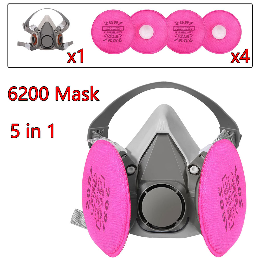 Gas Mask 6200 Set Vehicle Pain - Dust Mask Construction ulasan dan harga